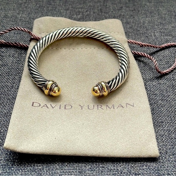 David yurman 14kt bangle 7mm, size medium - Picture 2 of 6